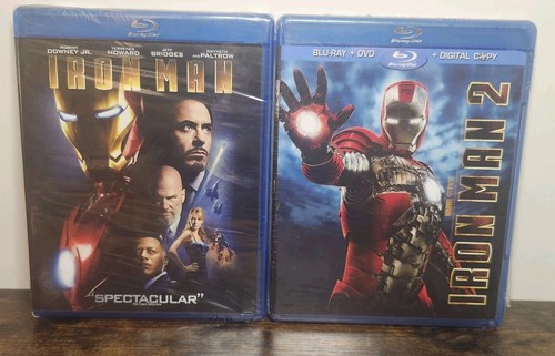 Iron man and blue - man, ray