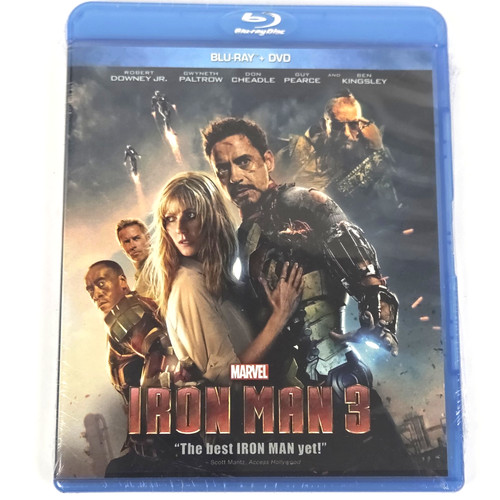 Iron man blu ray dvd - iron, (blu-ray+dvd