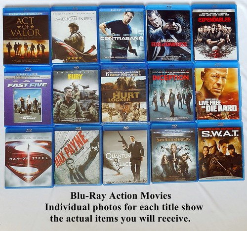 Blu ray action and superhero - action,