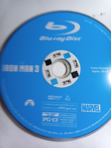 Iron man iii blu ray - man, disc