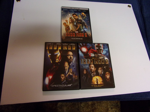 Iron man the trilogy - iron, 1/2/3