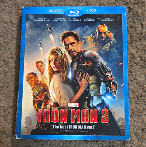 Marvel iron man blu ray - man, 3