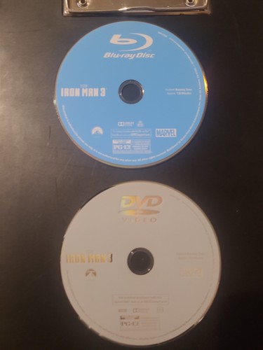 Iron man blu ray dvd - iron, 3