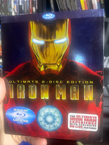 Marvel iron man - man, blu-ray