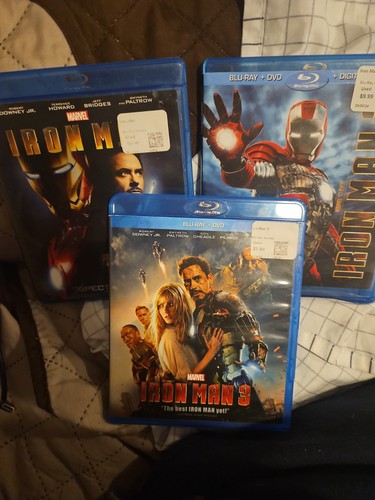 Iron man blu ray - 1,2, (blu-ray/dvd