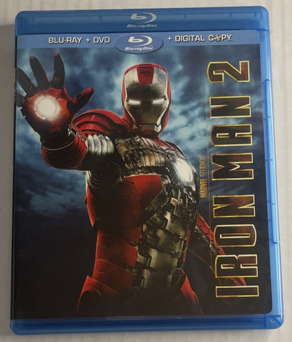 Iron man blu ray dvd - man, 2